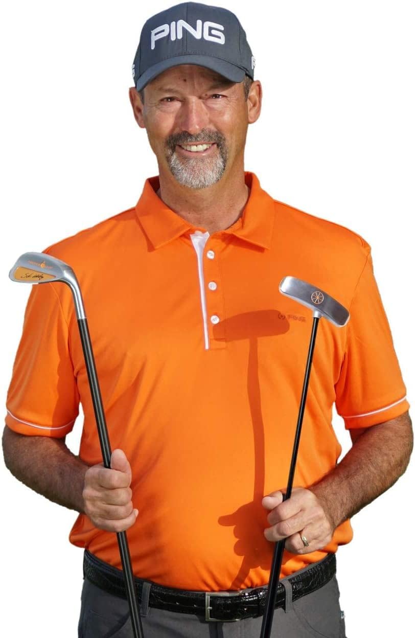 Orange Whip Golf Short Game Package, Includes Wedge and Putter - Made in USA - Right Handed