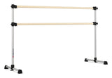 VITA Barre Portable Freestanding Double Ballet Barre, Prodigy, Wood | Adjustable Height, USA Made, Home or Gym Exercise Equipment for Kids & Adults | Dance, Fitness, Pilates