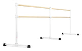 VITA Barre Portable Freestanding Double Ballet Barre, Extreme, Wood | Fixed Height, Made in USA, Home or Gym Exercise Equipment for Kids & Adults | Dance, Fitness, Pilates