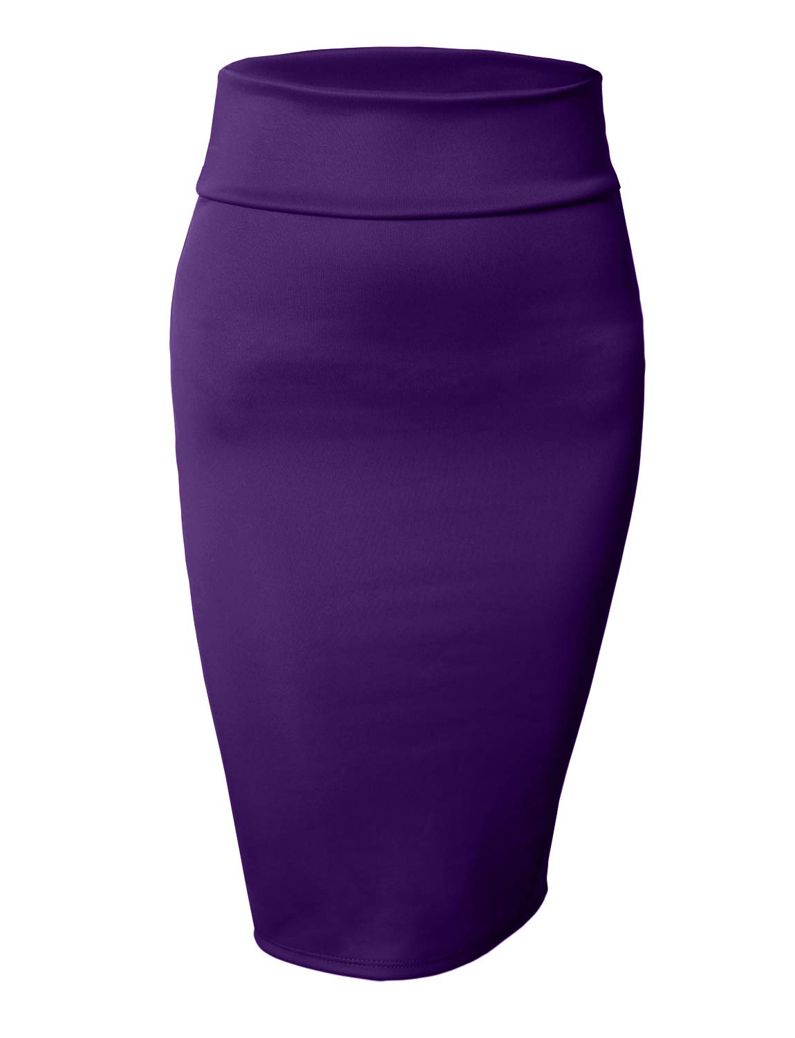 J. LOVNY Women's Stretch Bodycon Midi Pencil Skirt Made in USA S-3XL