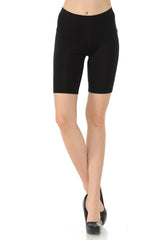 7Wins JJJ Women's Solid Cotton Yoga Burmuda Leggings Knee Length