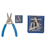 Channellock 927 8-Inch Snap Ring Plier | Precision Circlip Retaining Ring Pliers | Includes 5 Pairs of Interchangeable Tips | Made in the USA