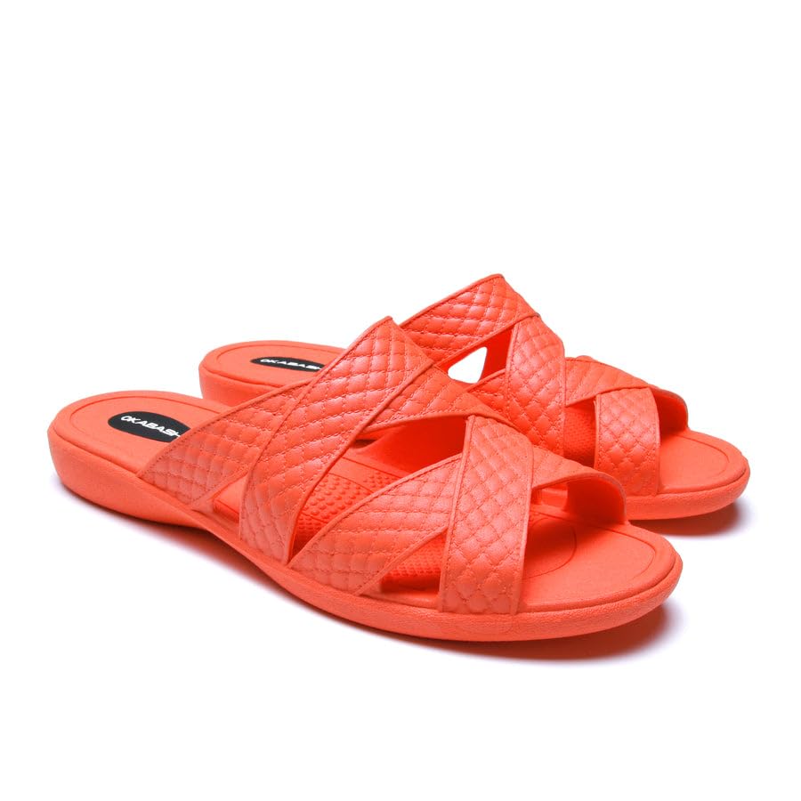 OKABASHI Women’s Cross Strap Flip Flops - Sandals