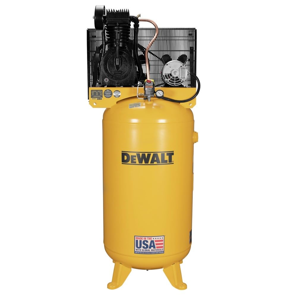 Dewalt DXCM803.COM 80 Gallon 2 Stage 175 Maximum PSI 14.6 SCFM @ 100 PSI Oil-Lubricated Vertical Air Compressor