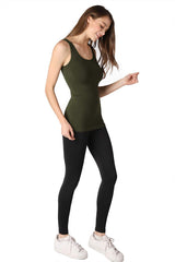 NIKIBIKI Women Seamless Basic Jersey Tank Top, Made in U.S.A, One Size