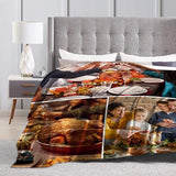 Ships Next Day,Custom Blanket with Picture Made in USA,Personalized Photo Blanket for Family Anniversary Christmas Birthday Halloween Valentines