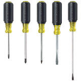 Klein Tools 603-4 Screwdriver, Made in USA, #2 Phillips Tip, Cushion Grip, Precision Machined Electrician Screwdriver, Home Improvement