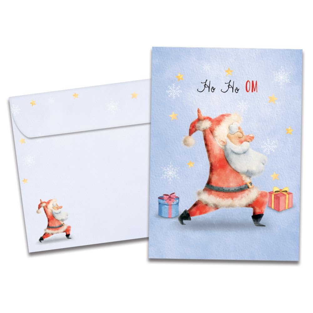 Tree-Free Greetings - Happy Holidays Greeting Cards - Artful Designs - 12 Cards + Matching Envelopes - Made in USA - 100% Recycled Paper - 5"x7" - Kringle Tree Farm (HP60629)