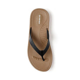 OKABASHI Women's Breeze Flip Flop | Contoured Footbed w/Arch Support for All-Day Comfort | Slip-Resistant & Waterproof | Sustainably Made in The USA