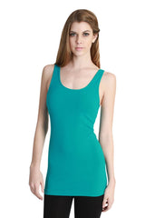 NIKIBIKI Women Seamless Basic Jersey Tank Top, Made in U.S.A, One Size