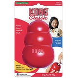 KONG Classic Stuffable Dog Toy - Fetch & Chew Toy for Dogs - Treat-Filling Capabilities & Erratic Bounce for Extended Play Time - Durable Natural Rubber Material - for Large Dogs