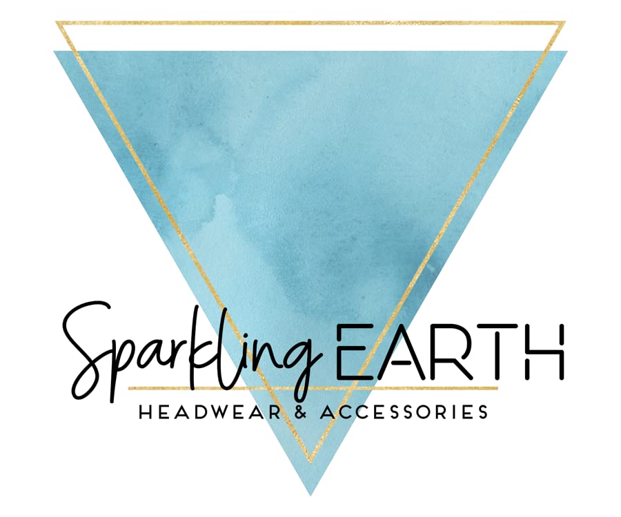 Sparkling EARTH Riley Medical Scrub Caps with Flat Front and Roomy Back - Adjustable Cord Lock Closure - Made in The USA!