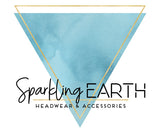 Sparkling EARTH Riley Medical Scrub Caps with Flat Front and Roomy Back - Adjustable Cord Lock Closure - Made in The USA!