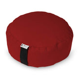 Bean's ZAFU - Meditation Floor Cushion - Round Earth Cotton Zen Yoga Pillow - Tibetan Style for Mindful Kneeling Prayer Seat - Made in USA - US Organic Buckwheat Hulls - Comfort Calm Contemplate