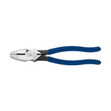 Klein Tools D213-9NE Pliers, Made in USA, 9-Inch Side Cutters, High Leverage Linesman Pliers Cut Copper, Aluminum and other Soft Metals