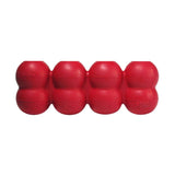 KONG Goodie Ribbon - Stuffable Natural Rubber Dog Toy - with Four Fillable Goodie Grippers for Enrichment Play - Bone-Shaped Chew Toy - for Small Dogs