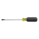 Klein Tools 605-6 1/4-Inch Cabinet Tip Screwdriver, Heavy Duty, 6-Inch, Made in USA