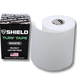 SHIELD Turf Tape Youth | Turf Tape Football Youth - Waterproof, USA Made, 5 Yards, Extra Arm Protection, 4-Way Stretch Flexibility, White