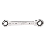 Klein Tools 68200 Ratcheting Box Wrench, Made in USA, 1/4-Inch x 5/16-Inch with Reverse Ratcheting and Chrome Plated Finish