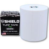 SHIELD Turf Tape Pro Black and White Bundle | Made in USA, 4 Way Stretch, Medical Grade, Waterproof, Football Tape 4 in x 30 ft