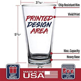 LGBT Liberty 2A Beer Trump | 16 oz Unique Beer Mug | Patriotic Old Fashioned Beer Tasting Pint Glasses For Men | Retirement Gifts For Men | Made In USA