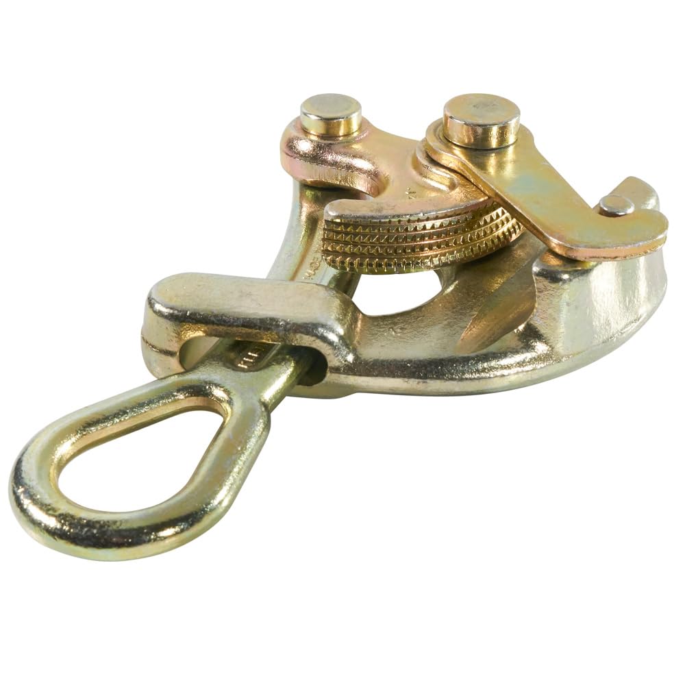 Klein Tools 162520-1 Haven's Grip for Wire Rope, Made in USA, Drop-Forged, Heat-Treated Steel For Durability, 1-Inch