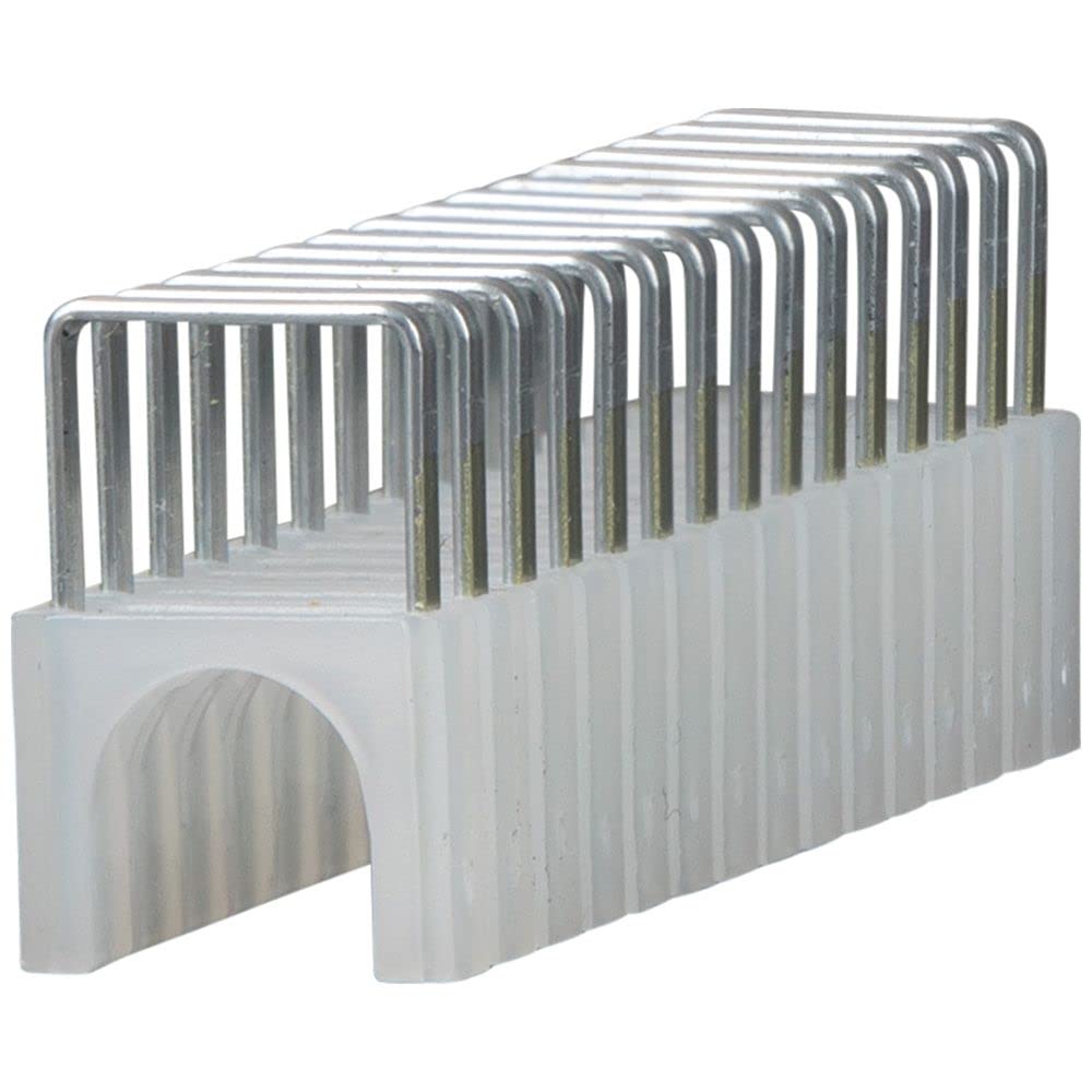 Klein Tools 450-003 Heavy Duty Staples, Made in USA, 19/32 x 11/32-Inch Insulated Staples for Romex and Other Cables, for Klein Tools Stapler No. 450-100