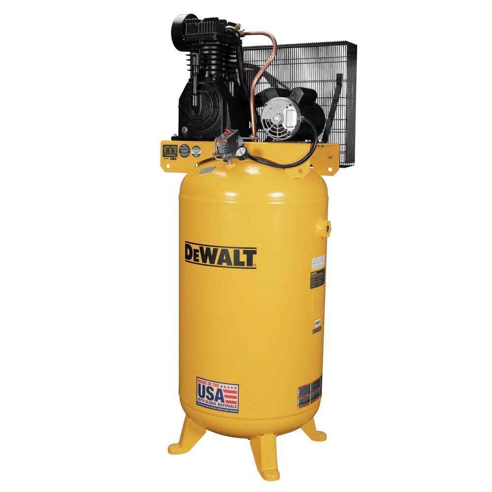 Dewalt DXCM803.COM 80 Gallon 2 Stage 175 Maximum PSI 14.6 SCFM @ 100 PSI Oil-Lubricated Vertical Air Compressor