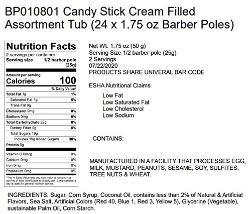 Hammond’s Candies – Hand Spun Peppermint Candy Canes - 6 Pack, Handcrafted by Artisan Confectioners- Classically Delicious, Proudly Made in Denver Colorado- USA