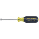 Klein Tools 630-5MM 5 mm Nut Driver with 3-Inch Hollow Shaft and Cushion Grip Handle, Made in USA