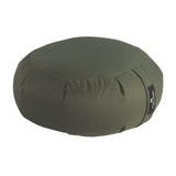 Hugger Mugger Zafu Meditation Cushion - Support in Cross-Legged Sitting, Buckwheat Filled, Durable Fabric, Convenient Handle, Handmade in USA