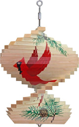 Cardinal Wood Wind Spinner - Made in USA