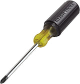 Klein Tools 85442 Screwdriver 2-Piece Set, Made in USA, 1/4 Keystone and #2 Phillips, Cushion Grip, Round and Square Shank, Heat Treated, Home Improvement