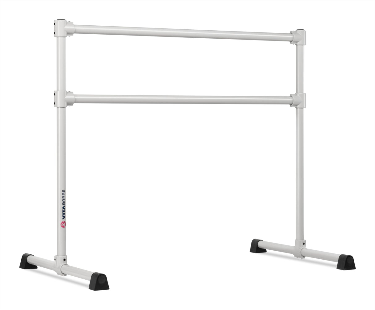 VITA Barre Portable Freestanding Double Ballet Barre, Extreme, Steel | Fixed Height, Made in USA, Home or Gym Exercise Equipment for Kids & Adults | Dance, Fitness, Pilates