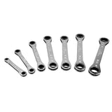 Klein Tools 68221 SAE Ratcheting Box Wrench Set, 5 Piece, 10 Sizes, Made in USA