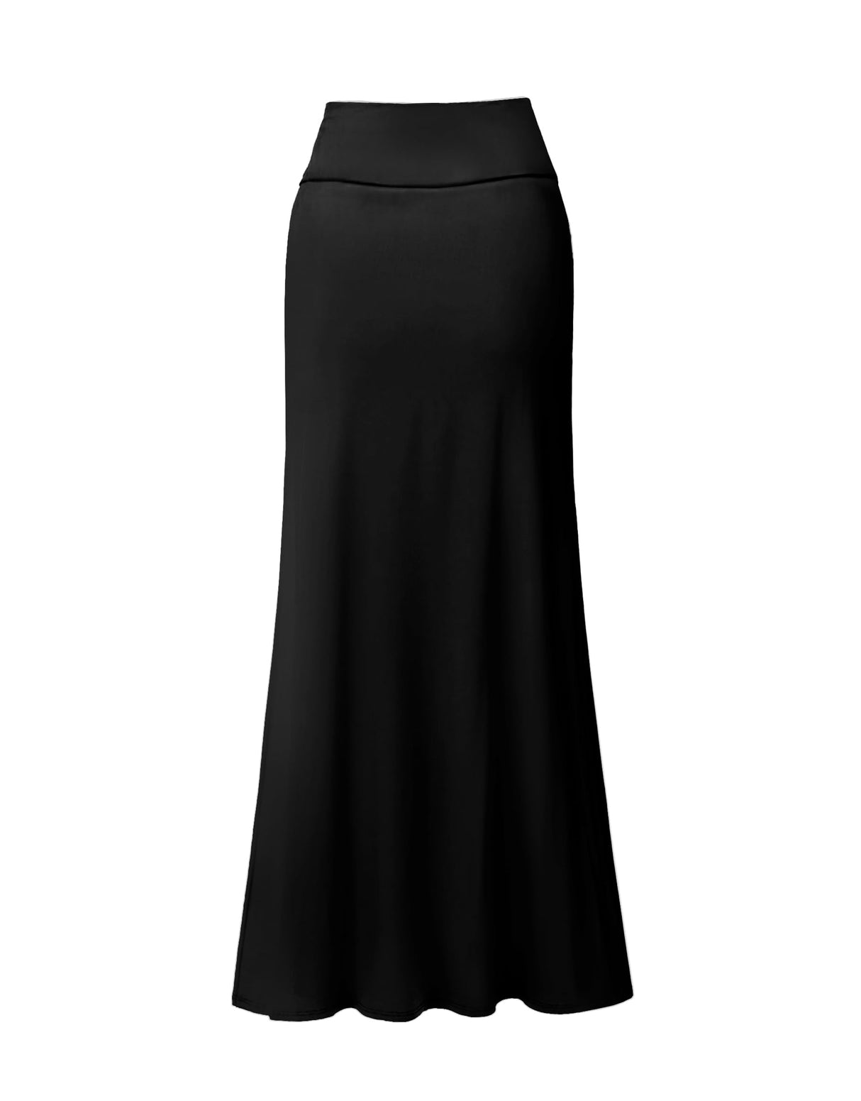 Hybrid & Company Women Versatile Fold Over Waist Maxi Skirt/Convertible Dress