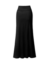 Hybrid & Company Women Versatile Fold Over Waist Maxi Skirt/Convertible Dress