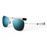 Randolph USA | 23k White Gold Classic Aviator Sunglasses for Men or Women 100% UV