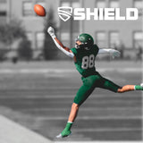 SHIELD Turf Tape Pro XL | Turf Tape for Arms Football - Made in USA - White, 4-Way Stretch, Waterproof, Long Lasting 4 in x 30 ft + SHIELD | 3 Pack Athletic Tape (White)