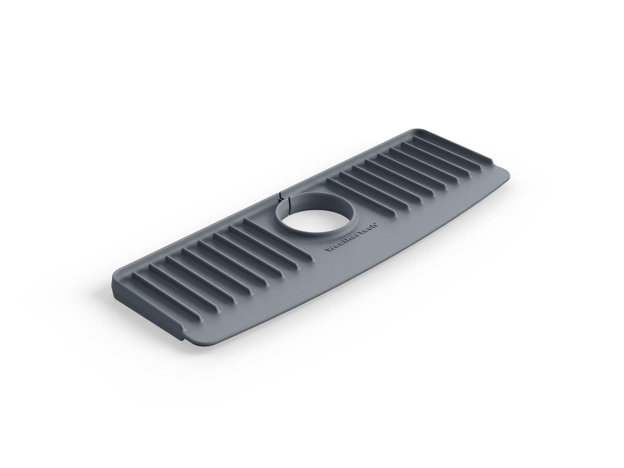 WeatherTech FaucetMat Duo - Protect Your Kitchen & Bathroom Countertops - Dark Grey/Slate