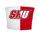 Lojobands Women's Tailgate Outfit College Two Tone Color Block Tube Top Made in USA One Size Fits Most