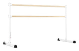 VITA Barre Portable Freestanding Double Ballet Barre, Extreme, Wood | Fixed Height, Made in USA, Home or Gym Exercise Equipment for Kids & Adults | Dance, Fitness, Pilates