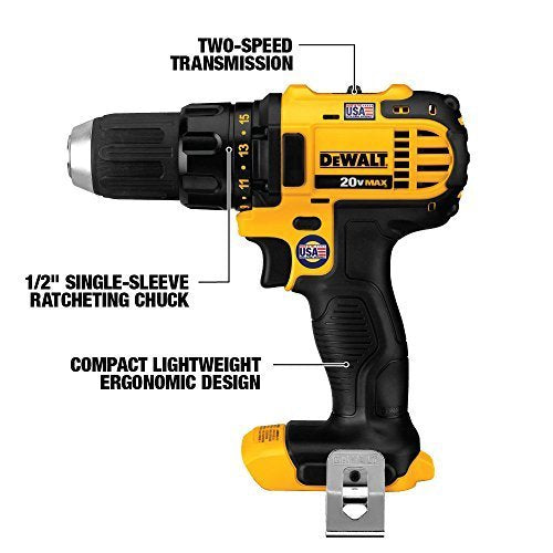 DEWALT 20V MAX Combo Kit, Compact 4-Tool (DCK420D2)