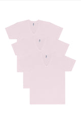 Los Angeles Apparel 3 Pack Fine Jersey V-Neck Black T-Shirt