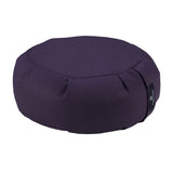 Hugger Mugger Zafu Meditation Cushion - Support in Cross-Legged Sitting, Buckwheat Filled, Durable Fabric, Convenient Handle, Handmade in USA