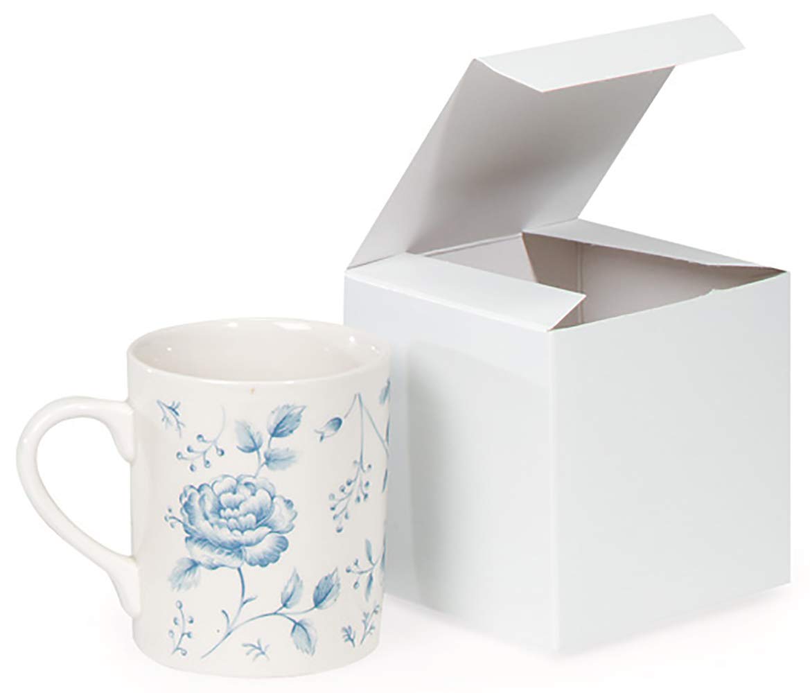 Made in USA 10-Count Recycled Brown Kraft Gift Boxes (5" X 5" X 3") with Tuck Lids for Weddings, Crafting and Baking Packaging Needs