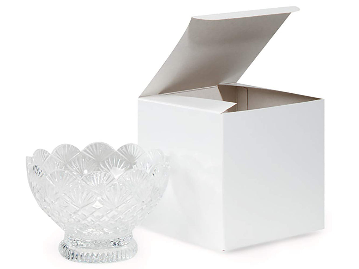 Made in USA 10-Count Recycled Brown Kraft Gift Boxes (5" X 5" X 3") with Tuck Lids for Weddings, Crafting and Baking Packaging Needs