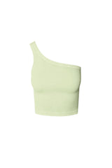 NIKIBIKI Women Seamless Vintage One Shoulder Crop Top, One Size