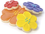 Basic Cookie Cutters 5-Pc. Set Made in USA by Ann Clark, Star, Heart, Circle, Square, Flower