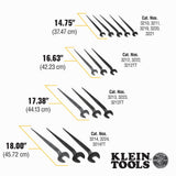 Klein Tools 3248 Round 7/8-Inch x 30-Inch Connecting Bar, Made in USA, Sleever Bar for Aligning, Prying and Chiseling